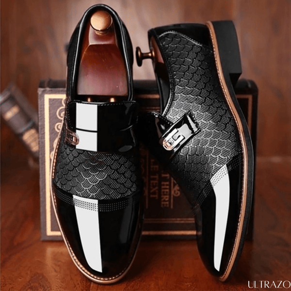 DiAngelo Moretti™ Embossed Dress Shoes – Ultrazo